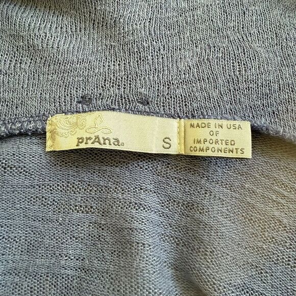 Prana Knit Tank Top Small Shirt Mauve Light Purple Lightweight Asymmetrical - Picture 5 of 8